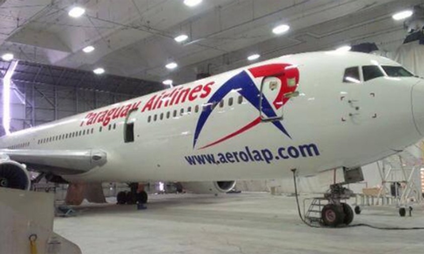 Die erste von zwei Boeings: Paraguay Airlines will bald von Asunción nach Madrid fliegen.