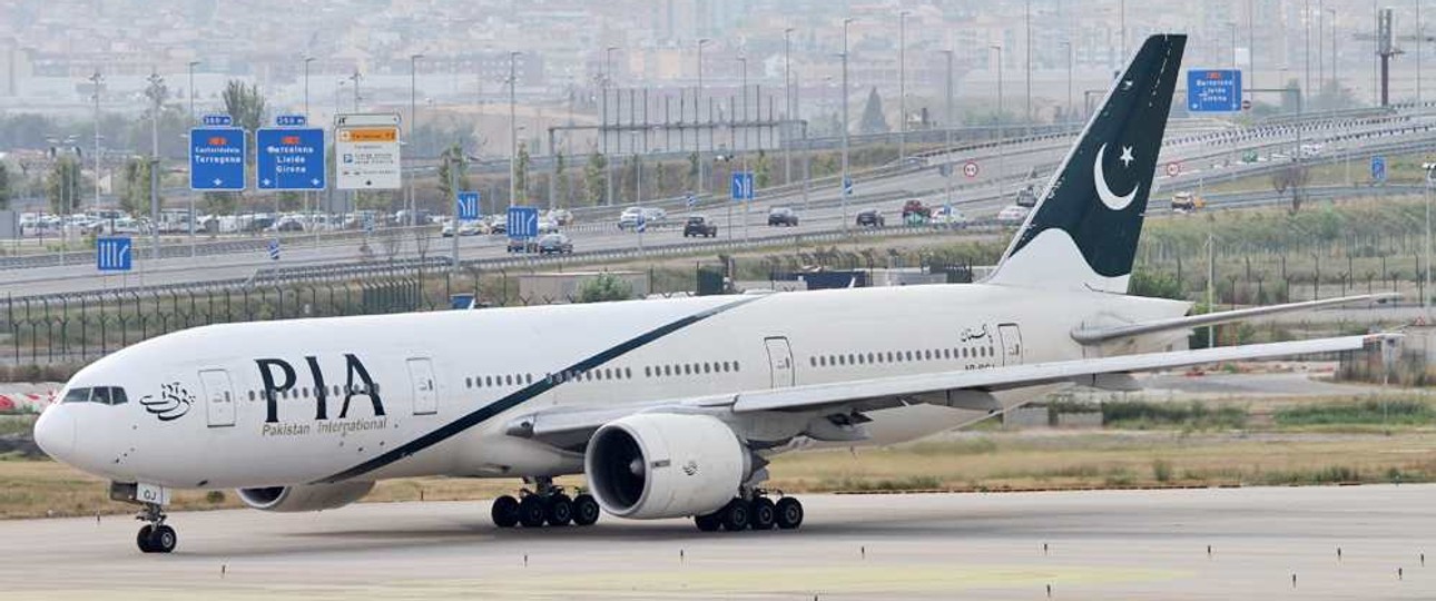Eine Boeing 777-200 von Pakistan International Airlines: In Malaysia wurde jetzt zum zweiten Mal eine Triple Seven der Airline  festgesetzt.