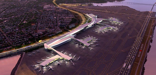 Rund vier Milliarden Dollar soll der Neubau der Infrastruktur des La Guardia Airports in New York kosten. Dabei wird vieles abgerissen, was heute steht, so der Plan des Gouverneurs.