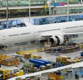 Boeing-787-Endmontage in North Charleston: Kommt durch den Sturm zum Stillstand.