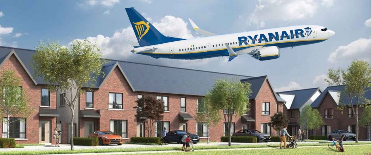 Einfamilienhaus-Siedlung, wie sie in Swords steht: Ryanair kaufte 25 Einheiten.