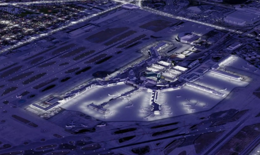 Visualisierung: So soll der Flughafen Miami künftig aussehen.