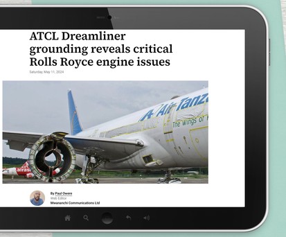 Die Zeitung The Citizen: Berichtete zuerst über den Dreamliner-Ausfall.