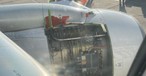 Triebwerk der Boeing 737: Die Verkleidung löste sich.