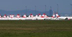 Geparkte Flugzeuge von AUA in Wien: Die Erholung dauert länger als gedacht.