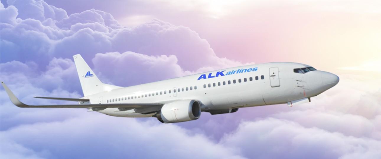 Boeing 737-300 von Alk Airlines: Flog nicht oft für Green Airlines.