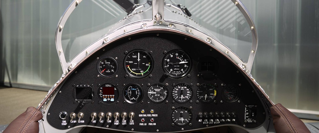 Das Cockpit der Junkers A50 Heritage: Keine Bildschirme.