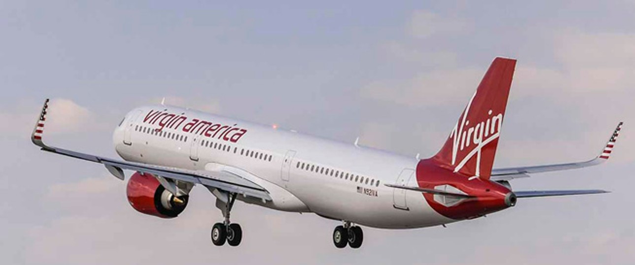 A321 Neo von Virgin America: Auf dem Weg in die USA.