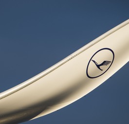 Winglet eines Airbus A350 von Lufthansa: Bald noch öfter zu sehen.