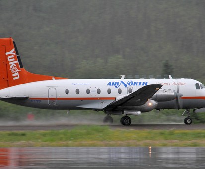 Start einer HS 748: Air North verabschiedete ihre letzte Hawker Siddeley.