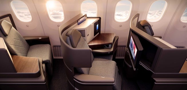 El Al bietet in den Dreamlinern den Business-Kunden viel Platz.