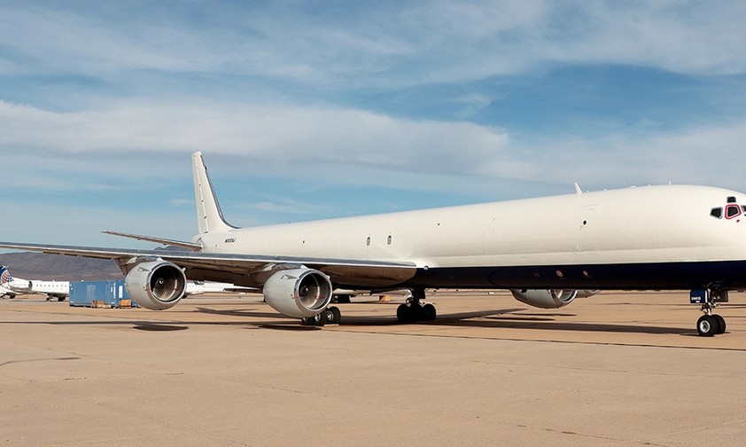Die Douglas DC-8 mit dem Kennzeichen N805SJ: Wird wieder gebraucht.