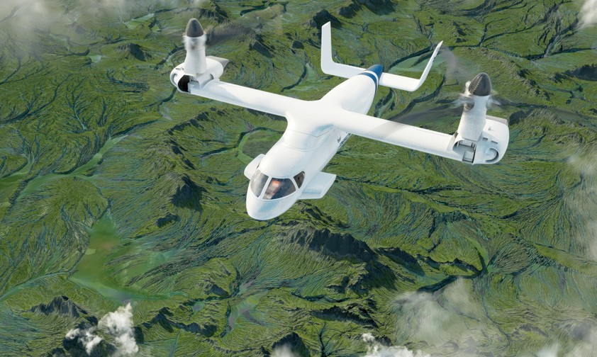 Die Lanying R6000 im Flug: Chinesisches Konzept mit viel Power.