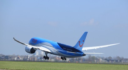 Boeing 787-8 von Tui: Ein Dreamliner musste am 29.Juni unplanmäßig in Stansted landen.