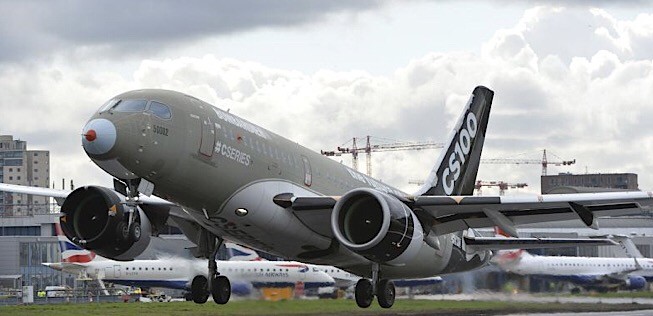 C-Series in London City: Nun ist der Jet auch offiziell von der Easa für steile Anflüge zertifiziert.