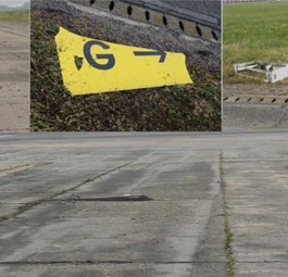 Piste in Bukarest mit Beschädigungen: Hinterlassen von einem Airbus A330.
