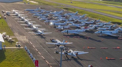 Special Olympics Airlift 2025: Zahlreiche Jets nehmen an der Aktion teil.