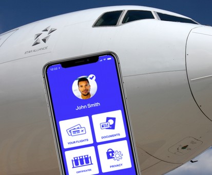 Travel-Pass-App vor Singapore- Airlines-Jet: Der Test läuft.