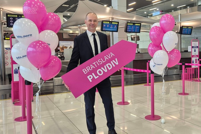 Dusan Novota, Chef des Flughafens Bratislava: Freut sich über die neue Plovdiv-Route.