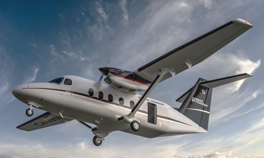 Cessna Sky Courier: Das Flugzeug bekommt eine Tür, die im Flug geöffnet werden kann. 