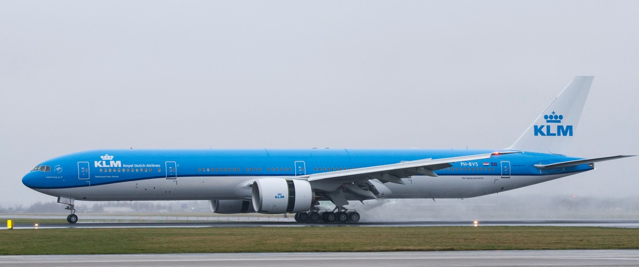 Eine Boeing 777-300 ER von KLM: Ein Jet dieses Typs war in den Vorfall verwickelt.