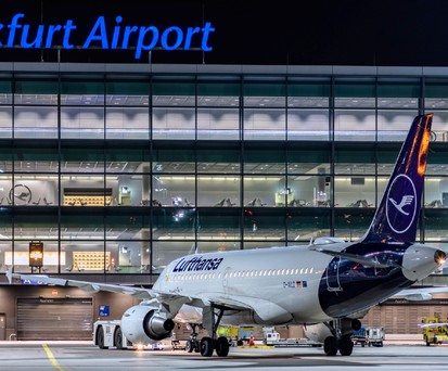 Lufthansa-Jet am Flughafen Frankfurt: Schwierige Woche.
