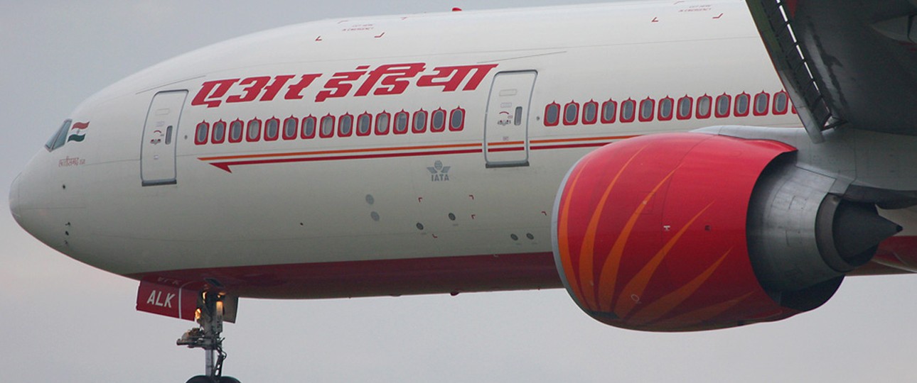 Boeing 777 von Air India: Ärger um prominenten Passagier.