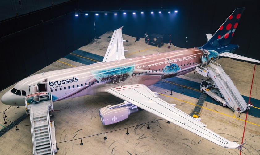 Das ist die neue belgische Ikone von Brussels Airlines.