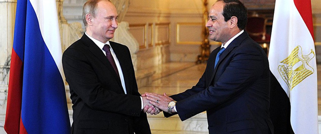 Putin und al-Sisi: Gemeinsam will man für mehr Sicherheit sorgen.