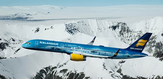 Icelandair feiert damit das 80-jährige Bestehen.