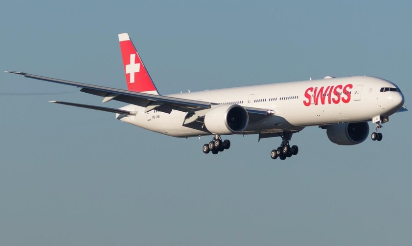 Boeing 777 von Swiss: AN Bord eines solchen Flugzeug ereignete sich der Vorfall.