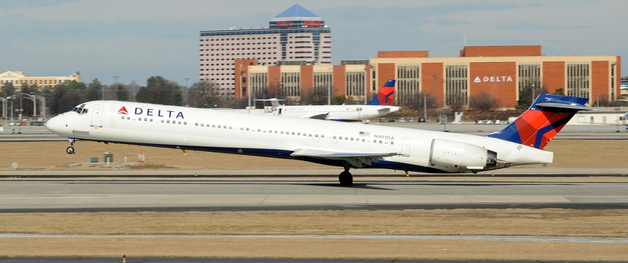 MD-90 von Delta Air Lines: Ein letzter Flug nach Atlanta.