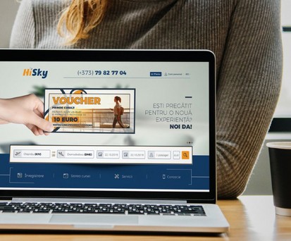 Webseite von Hi Sky: Sechs Destinationen - aber wie viel steckt dahinter?