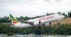 Boeing 737 max von Ethiopian: Steht in Athen fast einen Tag am Boden.