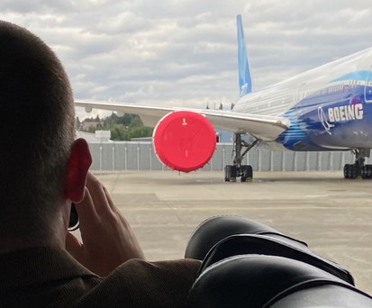 Boeing 777X in Everett: Technische Spitzenleistungen gefordert.