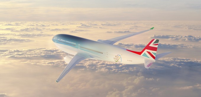 Fly Zero ist kleiner als eine Boeing 777 und größer als ein Airbus A321 XLR, soll aber günstiger zu betreiben sein.