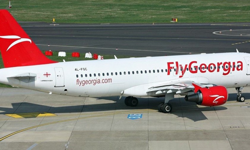 Airbus A320 von Fly Georgia: Kurzes Gastspiel in der Flotte.
