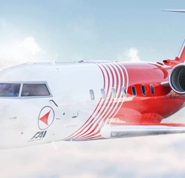 Bombardier Challenger 604 von FAI Aviation: Transportiert auch prominente Gäste.