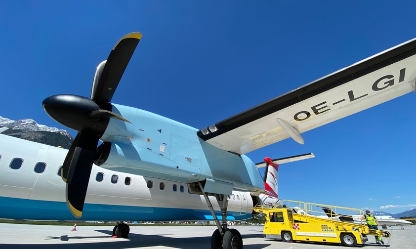 De Havilland Canada Dash 8 von Austrian Airlines: Flog bis 2021.