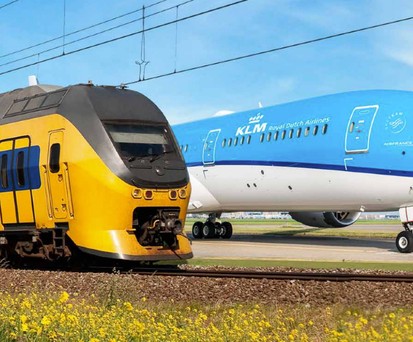 Zug und Flugzeug: Wer bedient welche Strecke?