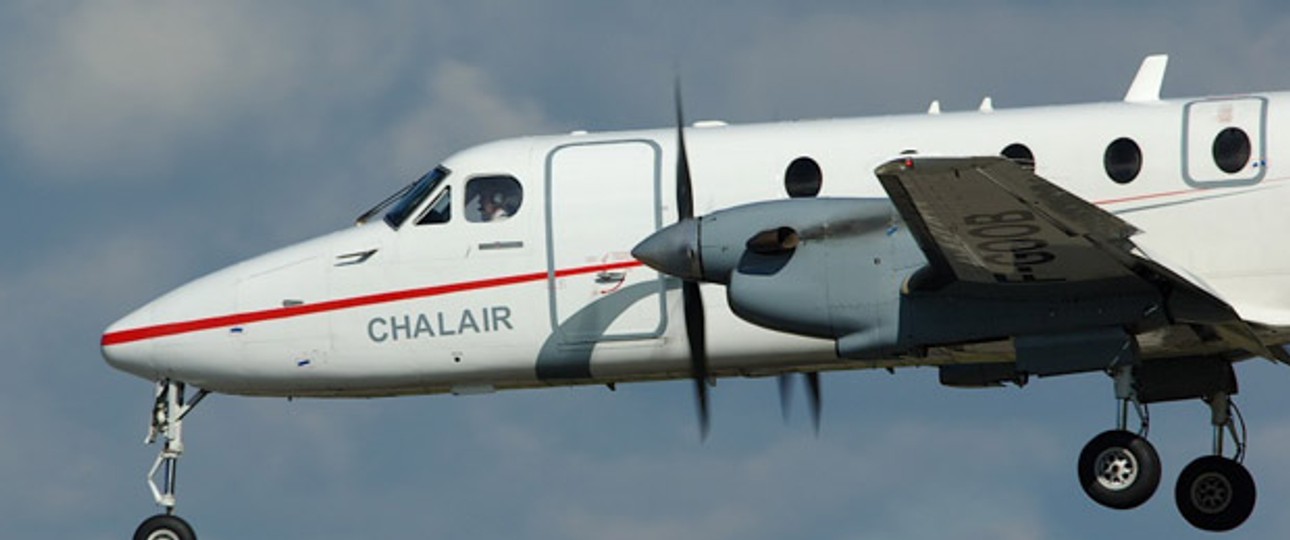 Beechcraft 1900 von Chalair: Die französische Airline verbindet künftig Köln und Lyon.