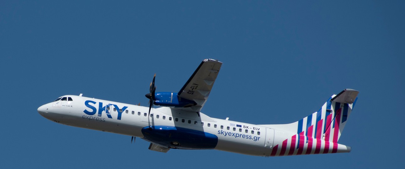 ATR 72-600 von Sky Express: Noch diesen Monat mit Passagieren unterwegs.