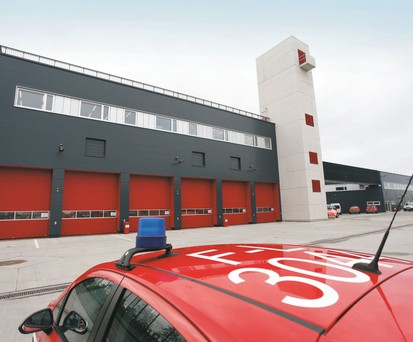 Neue Feuerwache: Das Gebäude liegt im Südwesten des Flughafens, zwischen alter Wache 3 und der Cargo City Süd.
