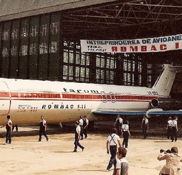 Der Roll-out der ersten Rombac 1-11 am 27. August 1982.