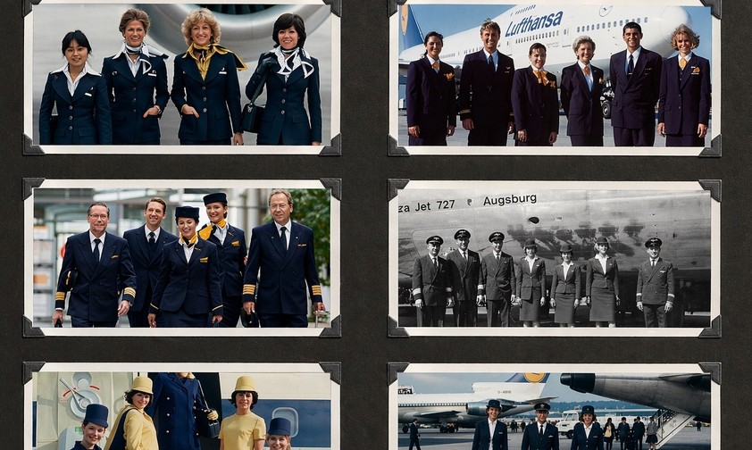 Das Uniform-Familienalbum von Lufthansa: Welche Periode fanden Sie am stylischsten?