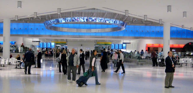 Jetblues Terminal 5 am Flughafen New York JFK: Hier wartete die Mutter vergebens auf ihren Sohn.