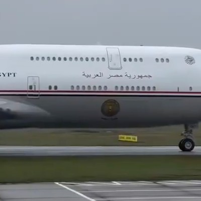 Boeing 747-8 mit der Kennung: SU-EGY das 14 Jahre alte Flugzeug ist an Ägypten ausgeliefert worden.