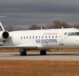 Jet von SA Express: Die Flieger der Airline dürfen nicht mehr abheben.
