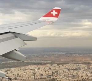 Anflug auf Tel Aviv mit Airbus A330 von Swiss: Vorerst nicht mehr möglich.