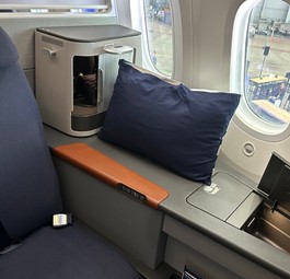 Die Allegris-Kabine der Boeing 787 von Lufhansa